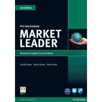 Market Leader 3rd Edition Pre-Intermediate Coursebook & DVD-ROM.