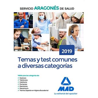 Temas y test comunes a diversas categorías del Servicio Aragonés de Salud - 1