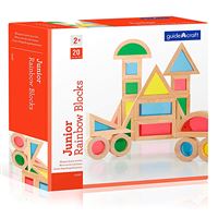 Bloques Arco Iris Junior Guidecraft - Kit de 20 piezas