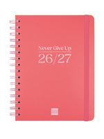 Agenda Curso Finocam Cosmo Flex Sep 2026 - Ago 2027 4º - 155x212 Mm Semana Vista Horizontal Rojo Español