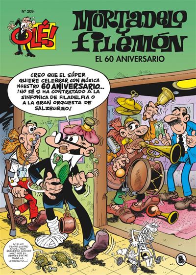 Libro El 60 aniversario de francisco ibañez español mortadelo 209 tapa blanda ole