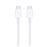 Cable Apple Thunderbolt 3 USB-C Blanco 80 cm