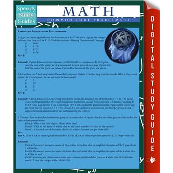 Math Common Core Problems Il (Speedy Study Guides) - 1