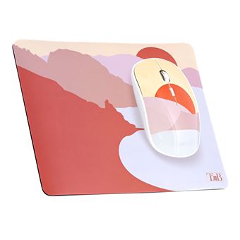 Pack Alfombrilla para ratón + Ratón inalámbrico T'nB Coast Exclusiv
