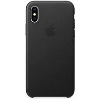 Funda Apple Leather Case Negro para iPhone Xs