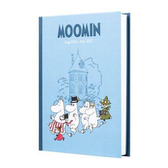 Agenda Escolar Erik 2026/2027 Semana vista A5 con lomo 17 Meses Moomin - 1