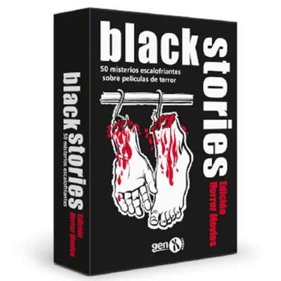 Juego de cartas black stories: horror movies