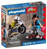 Playmobil city action persecución en moto
