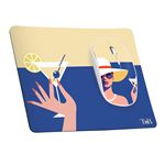 Pack Alfombrilla para ratón + Ratón inalámbrico T'nB Cocktail Exclusiv
