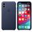 Funda Apple Leather Case Azul Noche para iPhone Xs_1