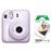 Kit Cámara instantánea Fujifilm Instax Mini 12 Lila púrpura + Carga de película de 10 fotos