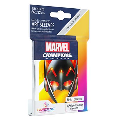 Funda para cartas marvel champions sleeves wasp (avispa)