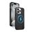 Funda magnética 4-ok Magsafe  Negra + Protector Tempered Glass de vidrio templado para iPhone 14 Pro