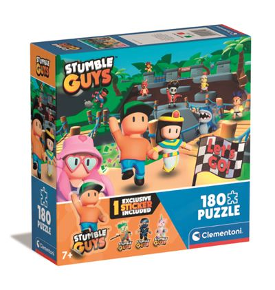 Clementoni puzzle 180 piezas stumble guys 2