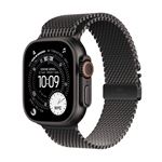 Apple Watch Ultra 3 GPS + Cellular 49mm Caja Titanio negro y Correa Milanese Loop Titanio negro - Talla S
