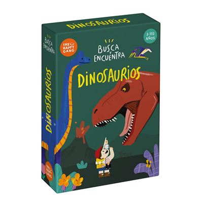 Juego de mesa juego de cartas busca y encuentra dinosaurios