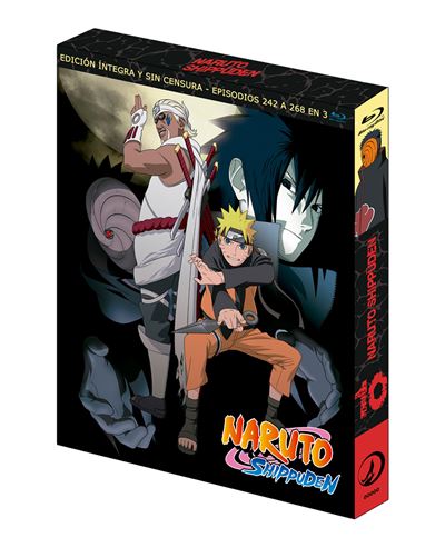 Naruto Shippuden Box 10 (242-267) 26 Episodios - Blu-Ray