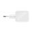 Cargador de pared dual Belkin BoostCharge Pro 50W USB-C GaN Power Delivery + Cable USB-C 1m Blanco