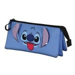 Estuche Portatodo Triple Disney Lilo Y Stitch Cool Azul