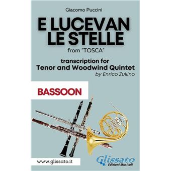 E lucevan le stelle - Tenor & Woodwind Quintet (Bassoon part) - 1