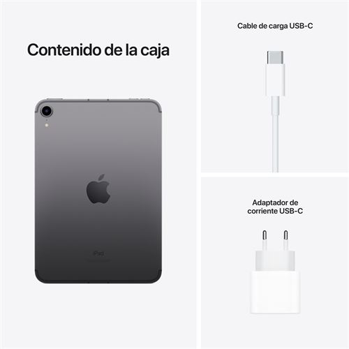 Apple iPad Mini 6 8,3'' 64GB Wi-Fi+Cellular Gris espacial