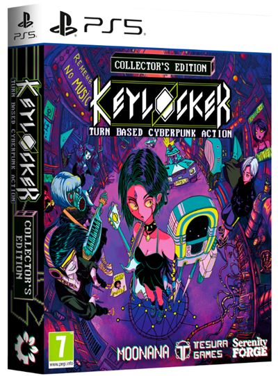 PS5 Keylocker Turn Based Cyberpunk Action Ed. Colecionista