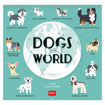Calendario 2018 Legami Dogs of the World - 1