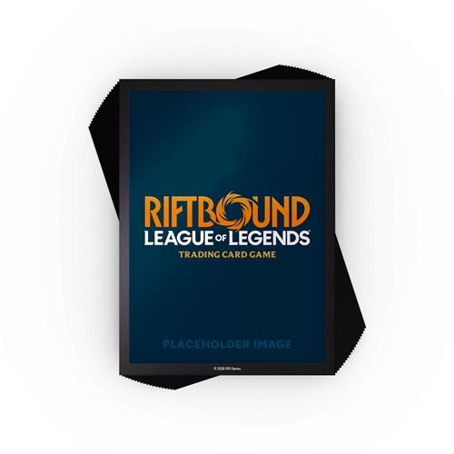 Fundas para cartas league of legends riftbound: radiance art sleeve
