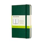 Cuaderno Moleskine Classic Pocket Liso Tapa Dura Verde Mirto