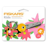 Fiskars Tijeras De animales niños con motivos abeja partir 4 años longitud 13 cm diestros y zurdos hoja acero inoxidablemangos 1003747