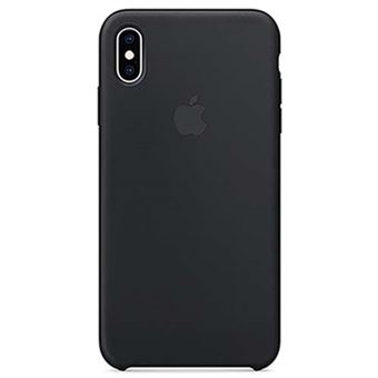 Funda de silicona Apple Negro para iPhone Xs Max