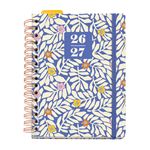 Agenda Escolar Miquelrius Plus Wire-o Día Página Blue Blue Garden Hutter 2026-27