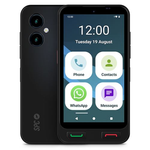 Teléfono Móvil Para Mayores Spc Zeus 2 4g 5" 64gb Negro