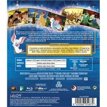 Anastasia (Formato Blu-Ray)
