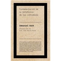 Fundamentación de la metafísica de las costumbres