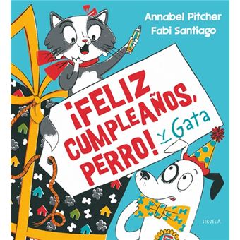 ¡feliz cumpleaños, perro! y gata