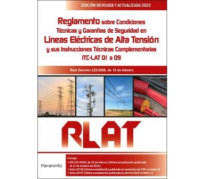 Paraninfo Reglamento De Líneas Eléctricas De Alta Tensión. Rlat 2.ª Edición 2022