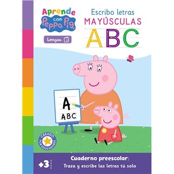 Aprendo con peppa escribo letras mayusculas