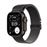 Apple Watch Ultra 3 GPS + Cellular 49mm Caja Titanio Negro y Correa Milanese Loop Negro - Talla L