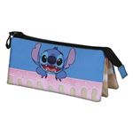Estuche Portatodo Triple Disney Lilo Y Stitch Cake Azul