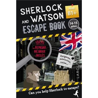 Sherlock & Watson. Escape book para repasar inglés. 14-15 años