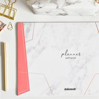 Planificador semanal de mesa Takenote Marble - 1