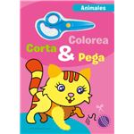 Colorea Corta Y Pega-Animales
