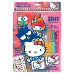 Cuadeno Creativo Hello Kitty Para Colorear Con Lápiceros
