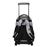 Mochila escolar Totto con ruedas renglones newspaper_2