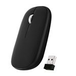 Ratón inalámbrico T'nB iClick Dual Connect 2en1 Negro