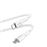 Cable Puro Soft USB-C a Lightning Blanco 1,5 m