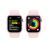 Apple Watch S9 LTE  41mm Caja de aluminio Rosa y correa deportiva Rosa claro - Talla S/M