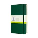 Cuaderno Moleskine Classic Large Liso Tapa Dura Verde Mirto