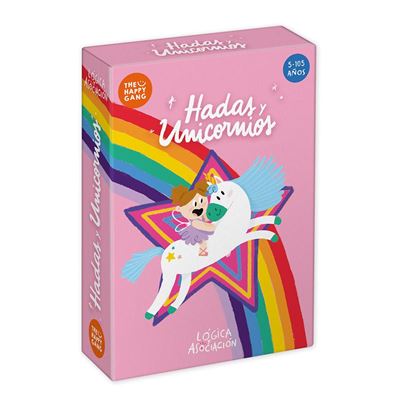 Juego de mesa juego de cartas hadas y unicornios asociación y lógica